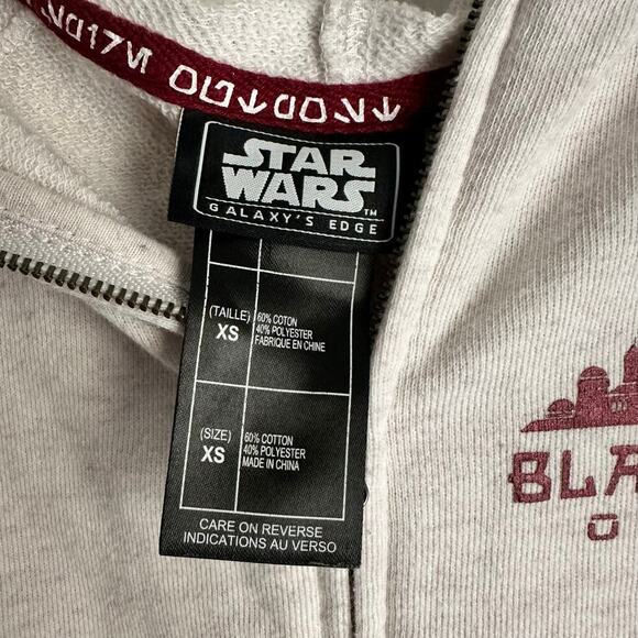 Disney Star Wars Galaxy's Edge 'Black Spire Outpost' Full Zip Jacket - Size XS - Picture 4 of 5